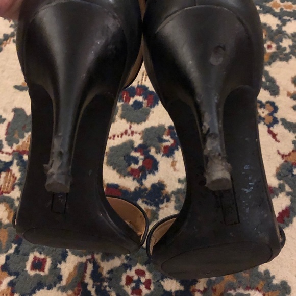 Black Kitten Heels Size 8.5 - Picture 3 of 5